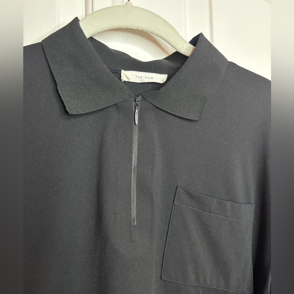 EUC The Row French Terry sweatshirt style top in black size XS - Picture 2 of 7